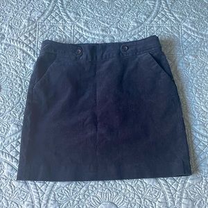 {Banana Republic} Dark Blue Shirt Skirt
